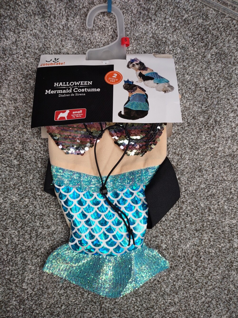 Dog Costume MERMAID Sz Small Pet Halloween Costume NEW Shih Tzu Pug Jack Russe